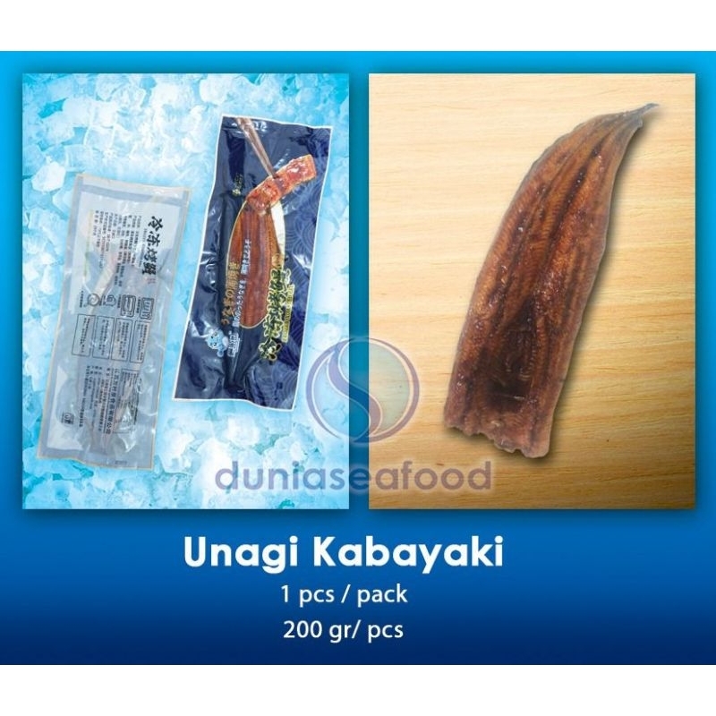 

Unagi Kabayaki 1 pcs/pack 200 gram/pcs
