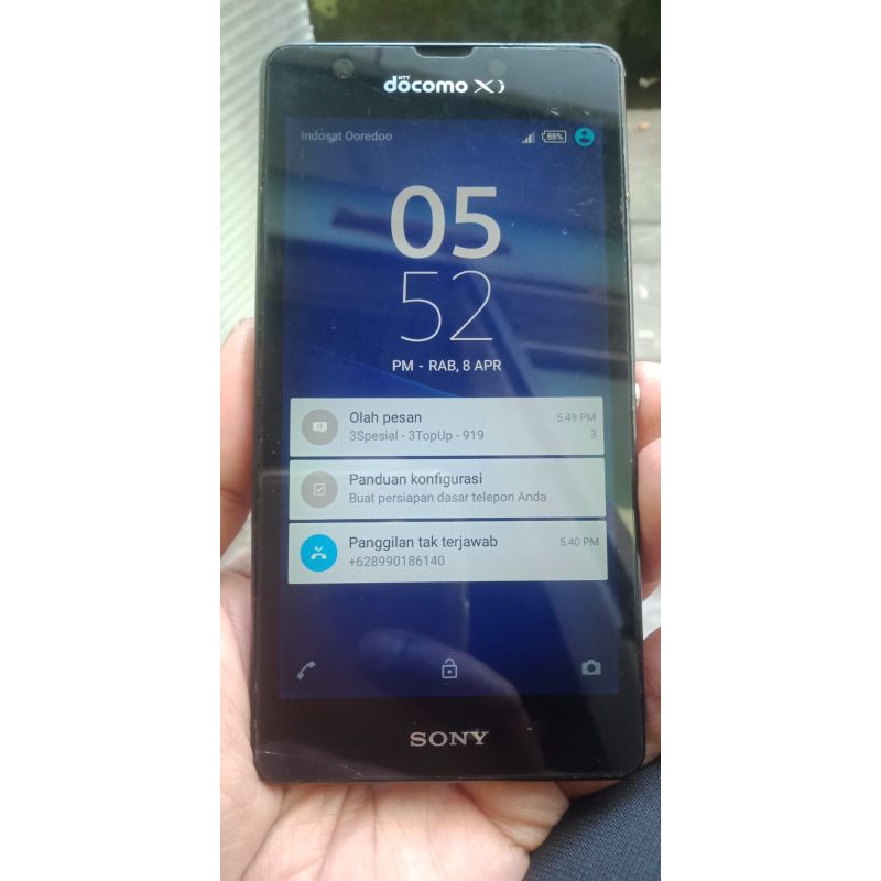 HP android Sony Docomo X bahan service
