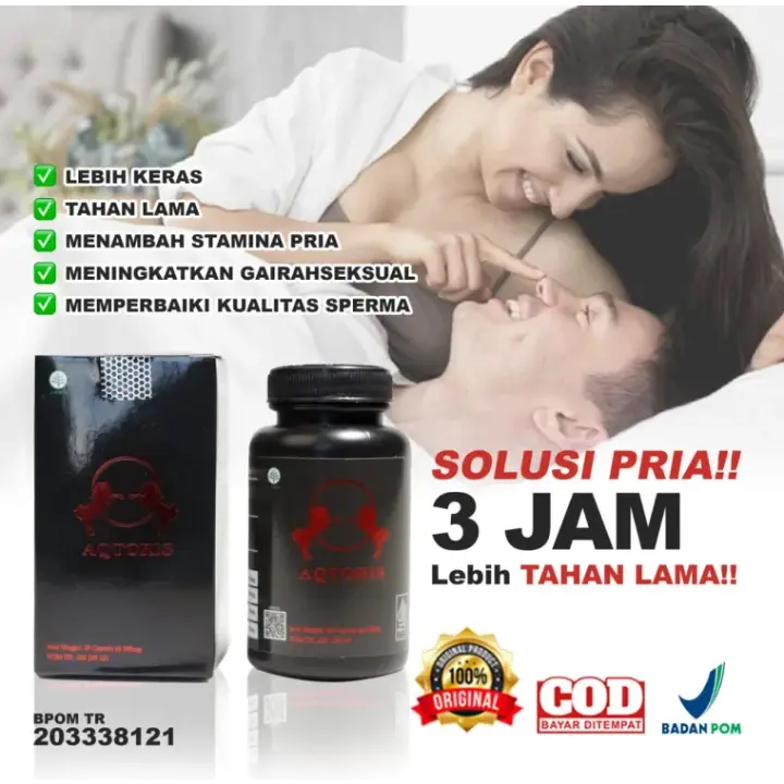 Produk Terlaris & Terviral - Aqtoris Suplemen Stamina Pria Dewasa, Lebih Kuat dan Tahan Lama - Penge