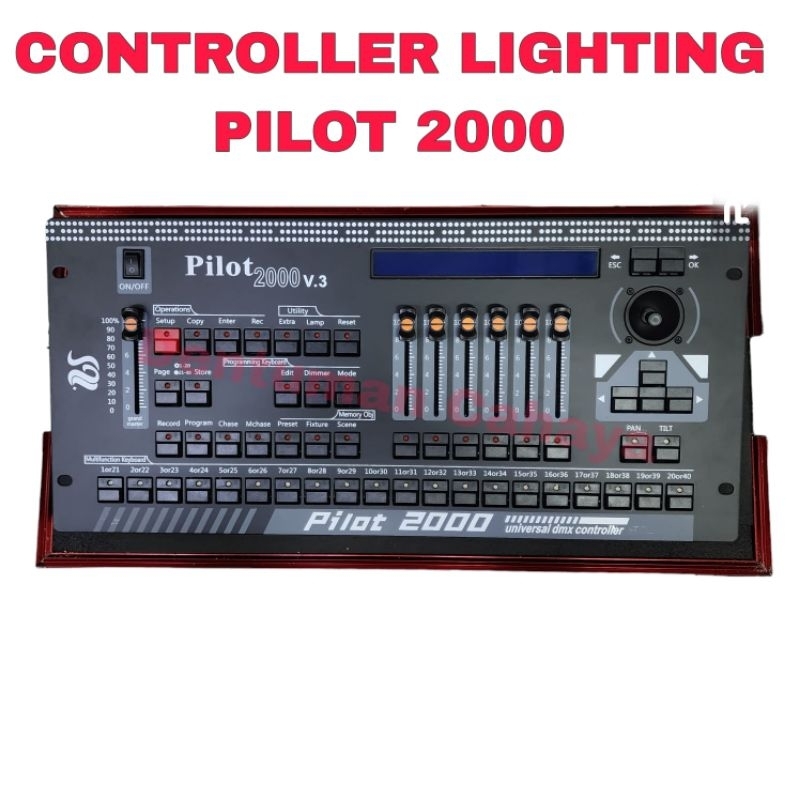 Lighting Controller Dmx Mixer Pilot 2000 Free Flight Case / Hardcase