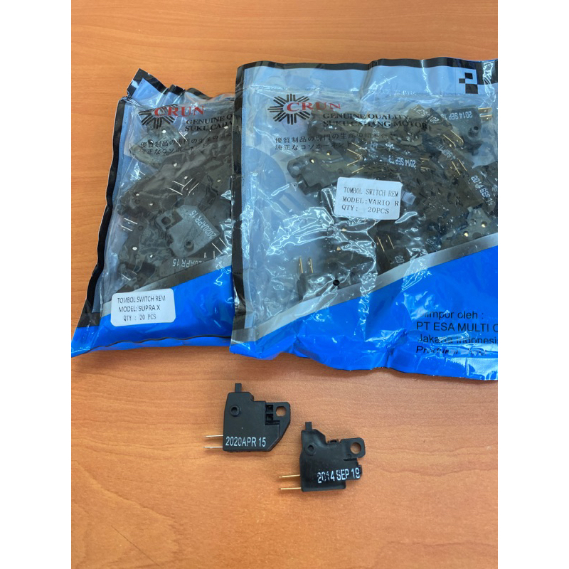 (CRUN) Switch Rem Kanan Supra X/X 125/Fit/Fit New / Tombol Switch Depan Vario 110 Carbu/125/150/Fit/