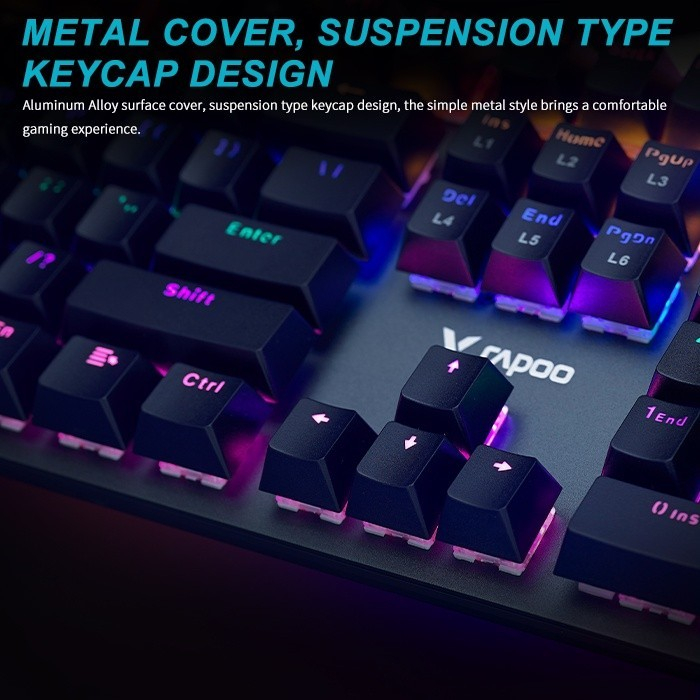 Rapoo V500 Pro Mechanical Keyboard Gaming RGB V 500