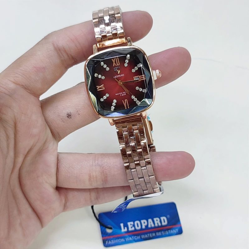 Jam tangan leopard ORI tanggal