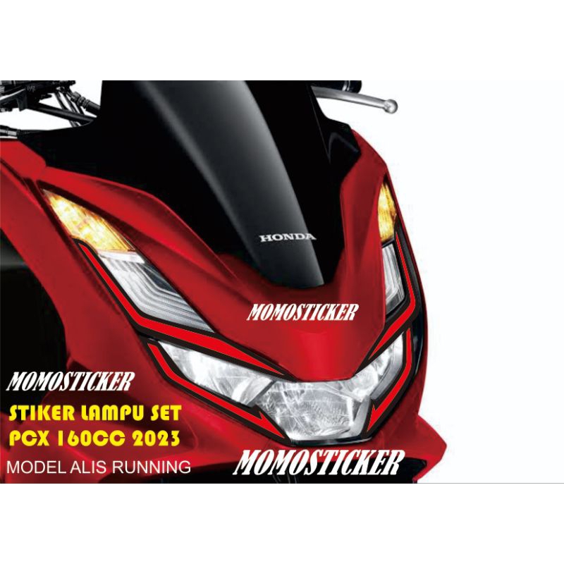 stiker alis pcx 160 model alis running