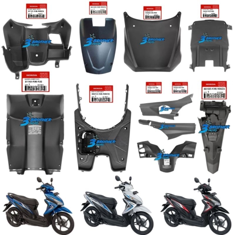 Full Cover Body Dek Reksil pijakan spakbor Vario 110 Fi Stater Halus / Kssar Original