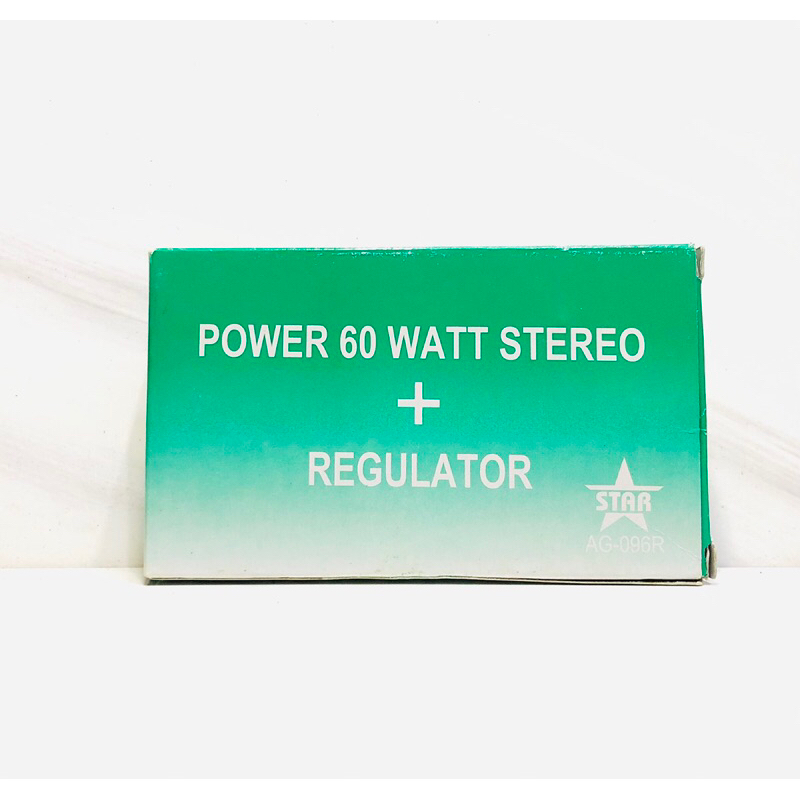 Kit Power Amplifier 60 Watt Stereo + Regulator