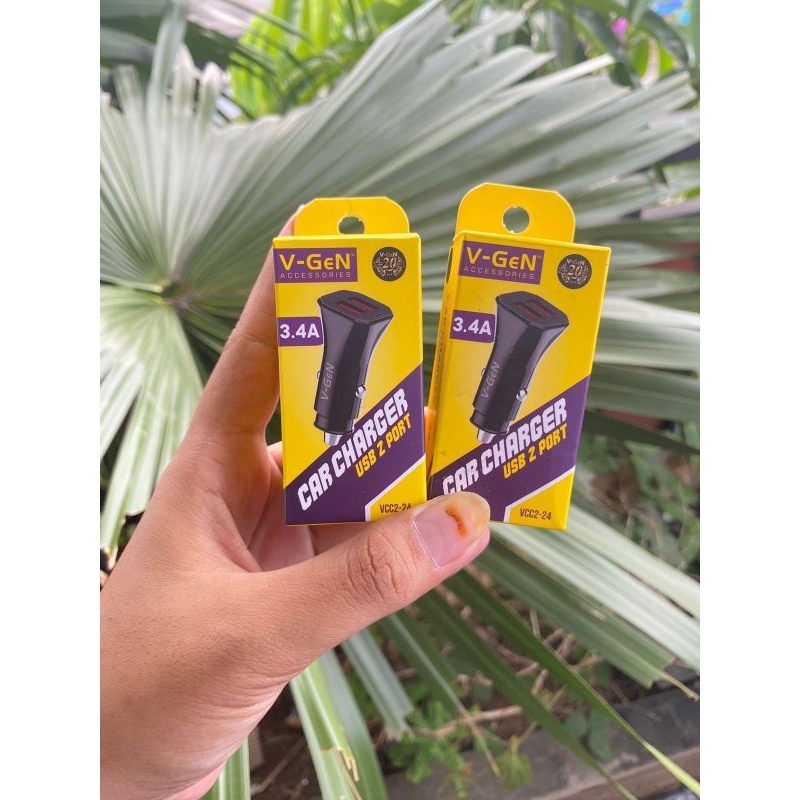 Car charger V-Gen VCC2-24 dual port usb 3.4A