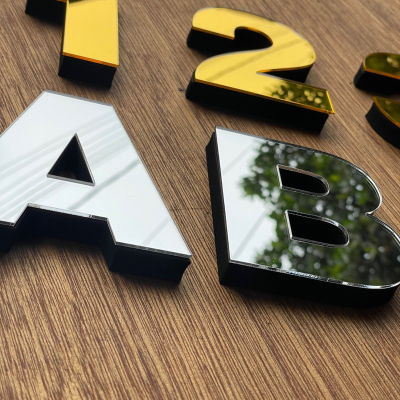 [HARGA PERHURUF] HURUF TIMBUL AKRILIK | DEKORASI | HURUF AKRILIK