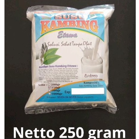 

susu kambing bubuk plus bidara 250gram