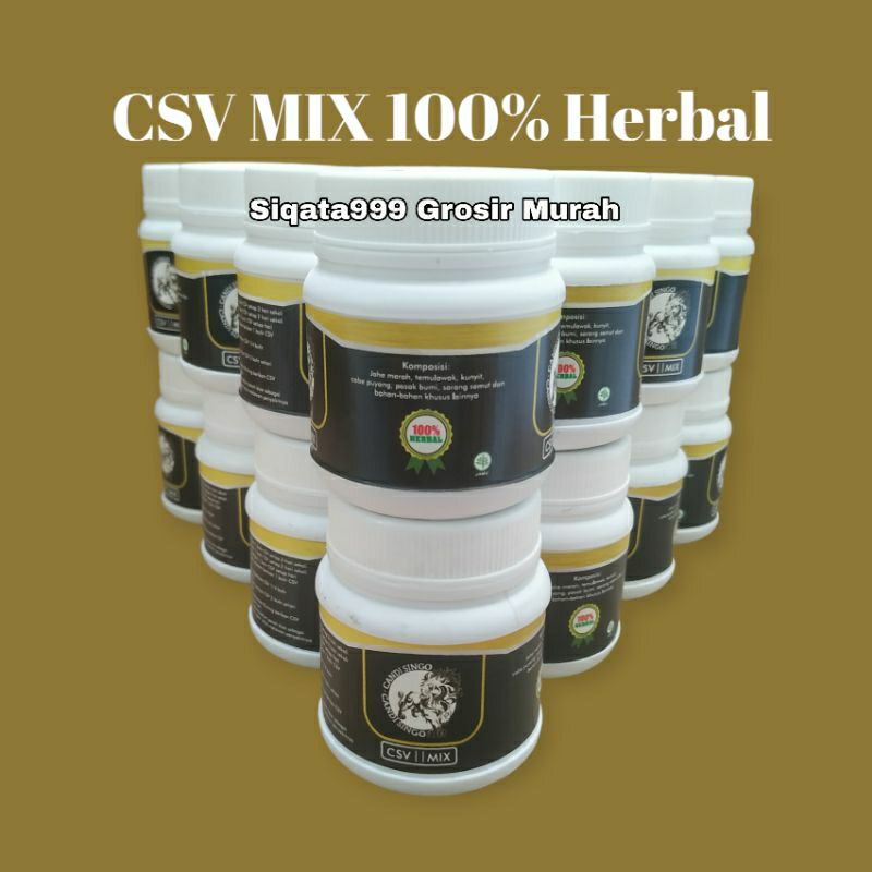 Formula Herbal 100% Csv Mix Doping Ayam Laga Aduan Bangkok Petarung Modern Jamu Unggas Merpati Burun