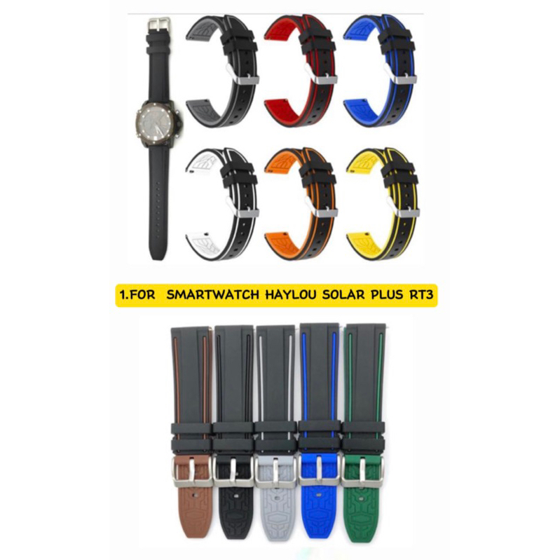 Strap/Tali Jam Smartwatch For Haylou Solar Plus RT3 - 22mm Silicone