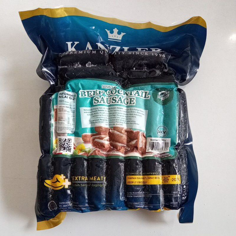 

Kanzler sosis beef cocktail 250 gram enak halal dan lezat