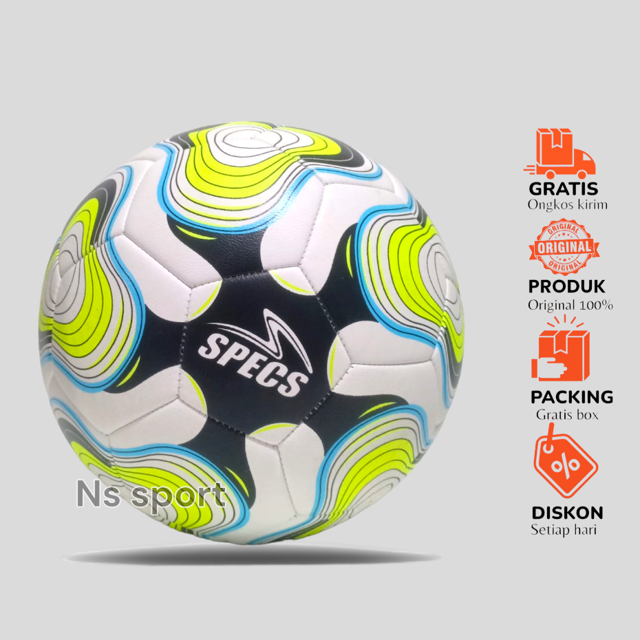 SPECS Bola sepak murah bola sepak Specs ORI lokal Size 5 Gratis Pompa