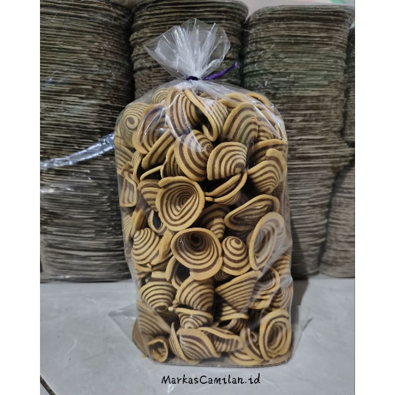 

Markas Camilan | Snack Kuping Gajah Mini Renyah dan Manis 550 gram