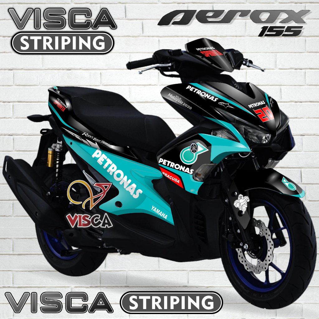 Decal Aerox 155 Old Full Body - Stiker Aerox 155 Old Keren - Striping Aerox 155 Old Variasi - Decal 