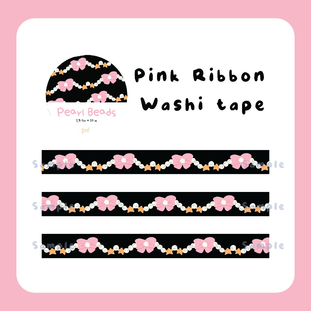 

Pink Ribbon Washi Tape