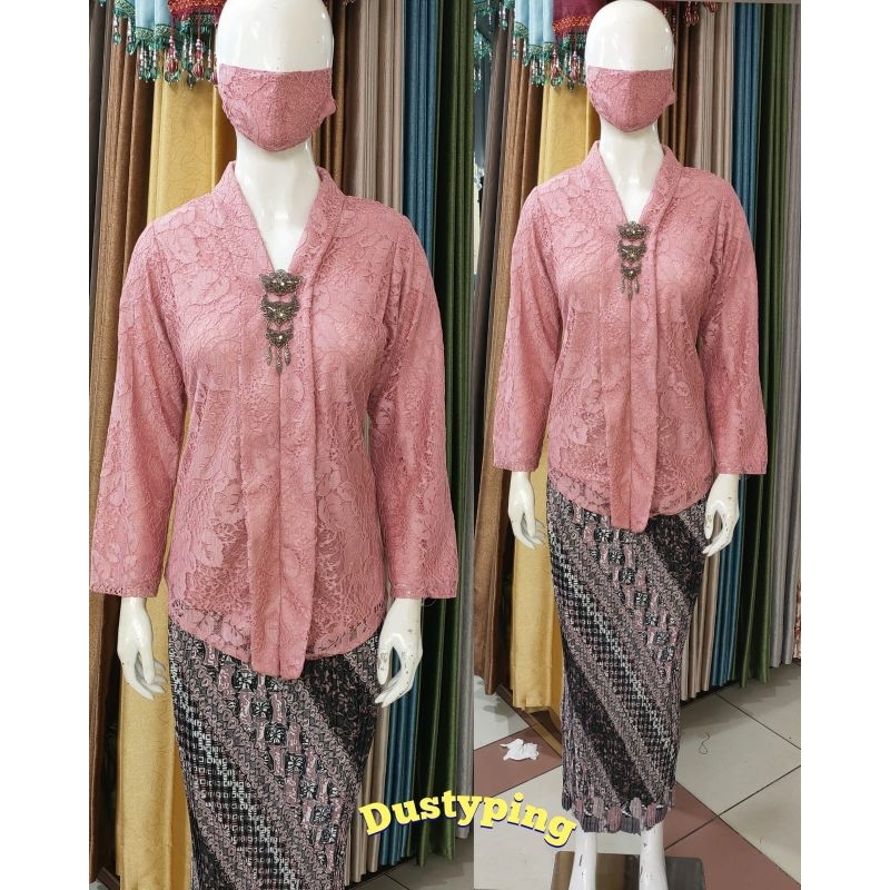 Kebaya Brokat Floy / Kebaya Tunik / Tunik Brokat / Kebaya Modern / Kebaya Kondangan / Kebaya Wisuda / Tunik Kebaya / Kebaya / Kebaya Pesta / Tunik / Floy