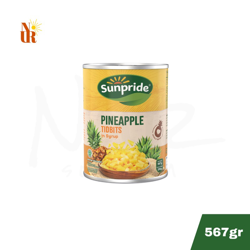 Sunpride Nanas Potongan Tidbits 567gr