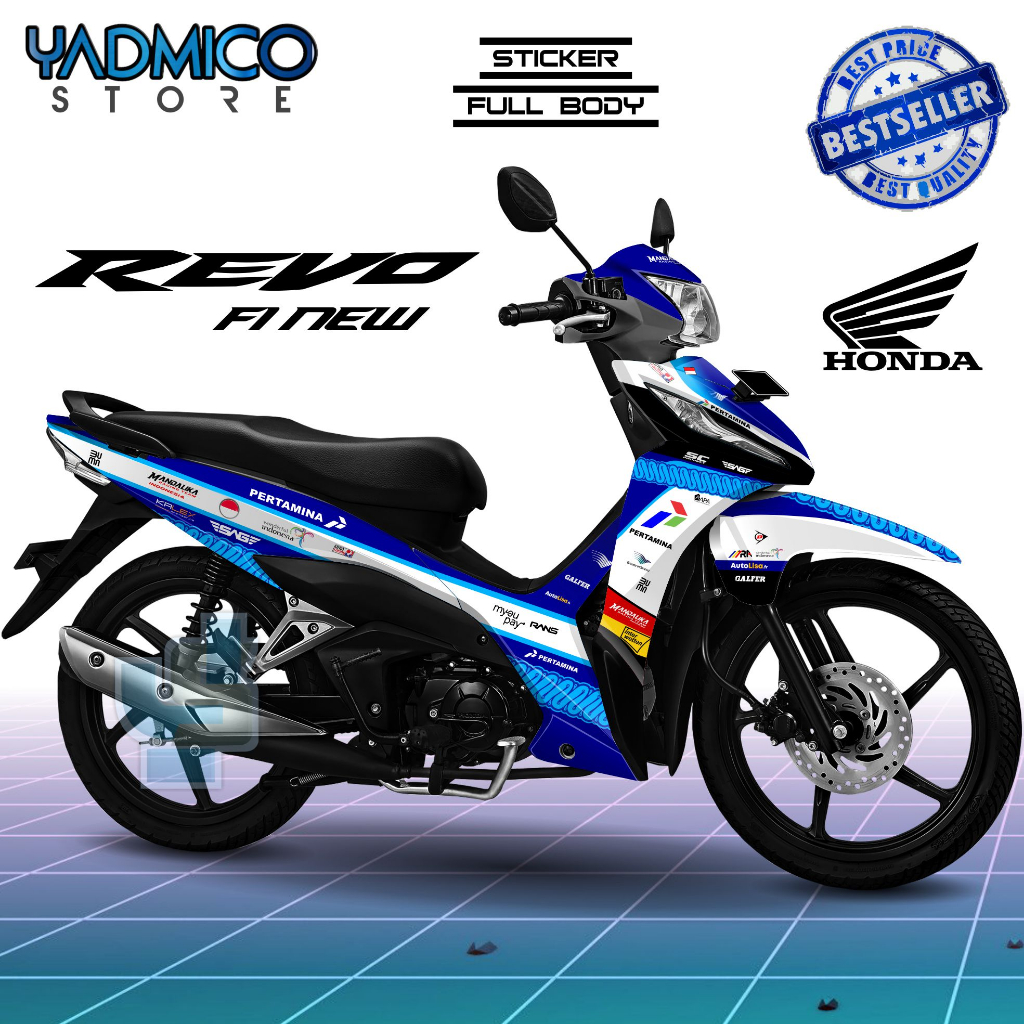 Decal Revo Fit Fi New Full Body - Stiker Motor Revo Fi Full Body - Dekal Revo Fit New Full Body - St