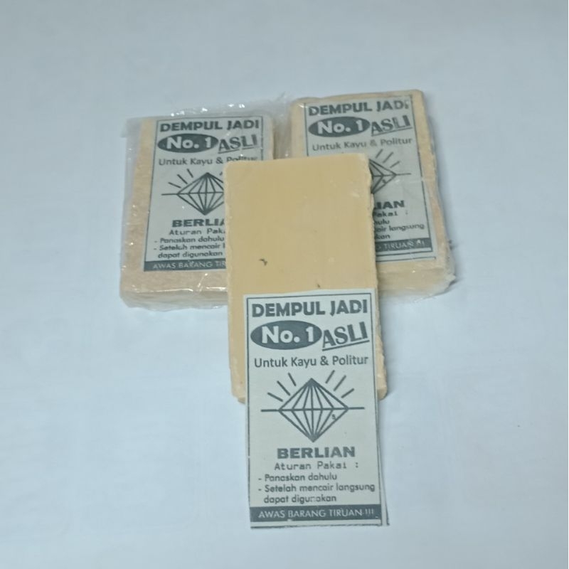 Dempul kayu dempul bakar dempul lilin murah dan tebal merk berlian
