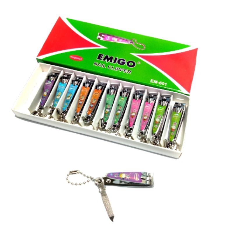 [ERA] Gunting Kuku Nail Clipper Emigo MeiChang ladypop Grosir 12pcs