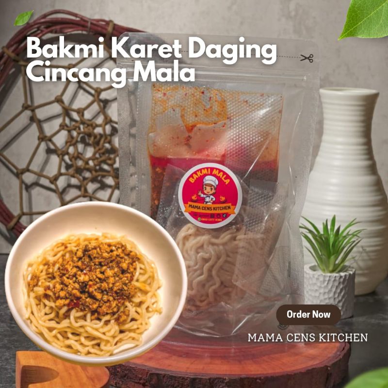 

Paket 3 Bakmi Ayam Karet Daging Cincang Mala (Frozen & Halal) / Bakmi Karet Daging Ayam Cincang Mala (Frozen & Halal)