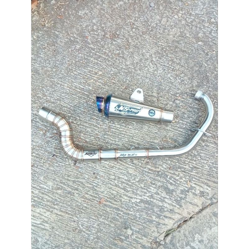 Knalpot racing NS-PRO Malay style PNP MX-KING 150