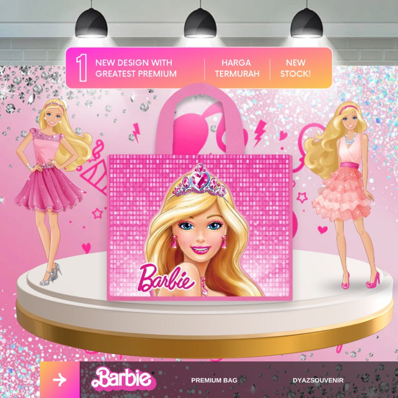 

Tas Ultah Barbie Cetak Express goodiebag New