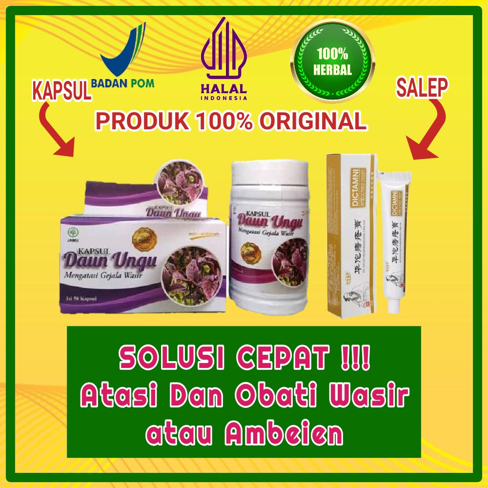 BISMILLAH Obat wasir ambeien ampuh menghilangkan benjolan ambeien paling ampuh