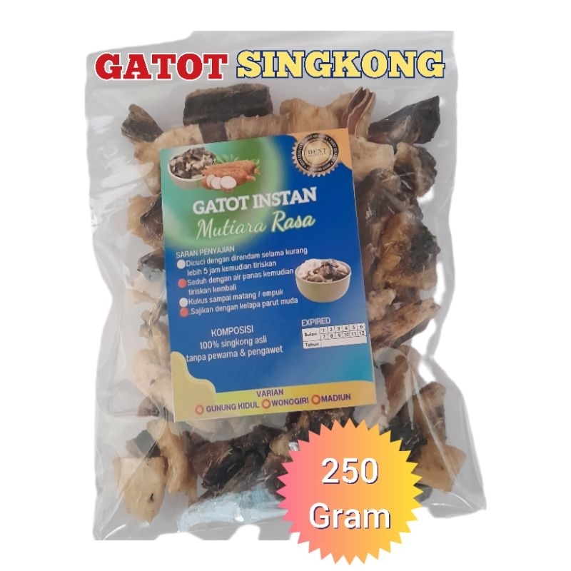 

GATOT SINGKONG/GATOT INSTAN 250GR ASLI MADIUN/BEST QUALITY