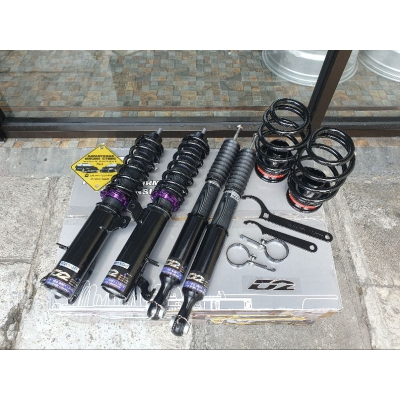 coilover Shock D2 Racing Street Toyota Yaris Bakpau Vios NCP91