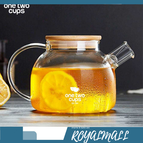 Teko Pitcher Teh Chinese Teapot Maker Glass 1L / Teko Teh Air Panas Poci Manis China Chinese Cina Je