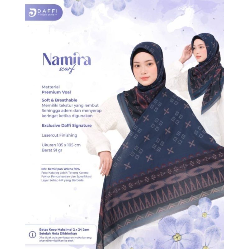 Hijab Daffi Namira Series hijab segiempat scarf ORI Daffi