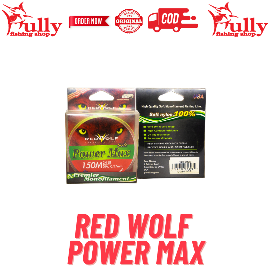 Senar Pancing - Red Wolf Power Max