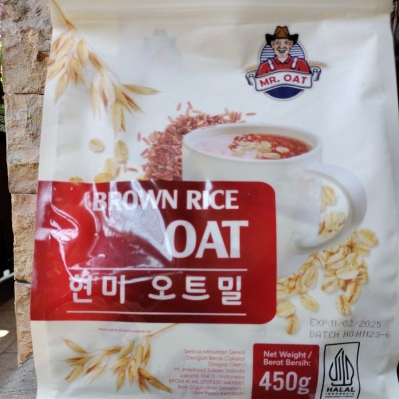 

Mr OAT Brown Rice Oat Australia 450 gram ( HALAL)