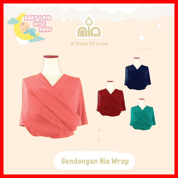 NIA GENDONGAN BAYI INSTAN GENDONGAN BAYI BABY WRAP M-SHAPE POLOS