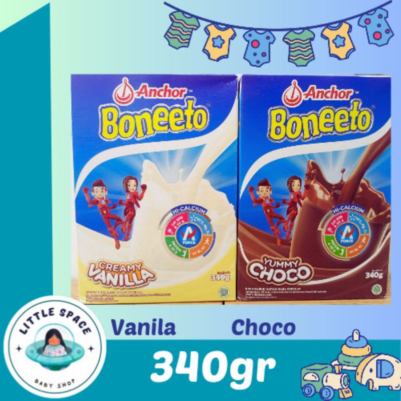 

Anchor BONEETO 340gr Susu Bubuk Hi-Calcium Vanila | Coklat