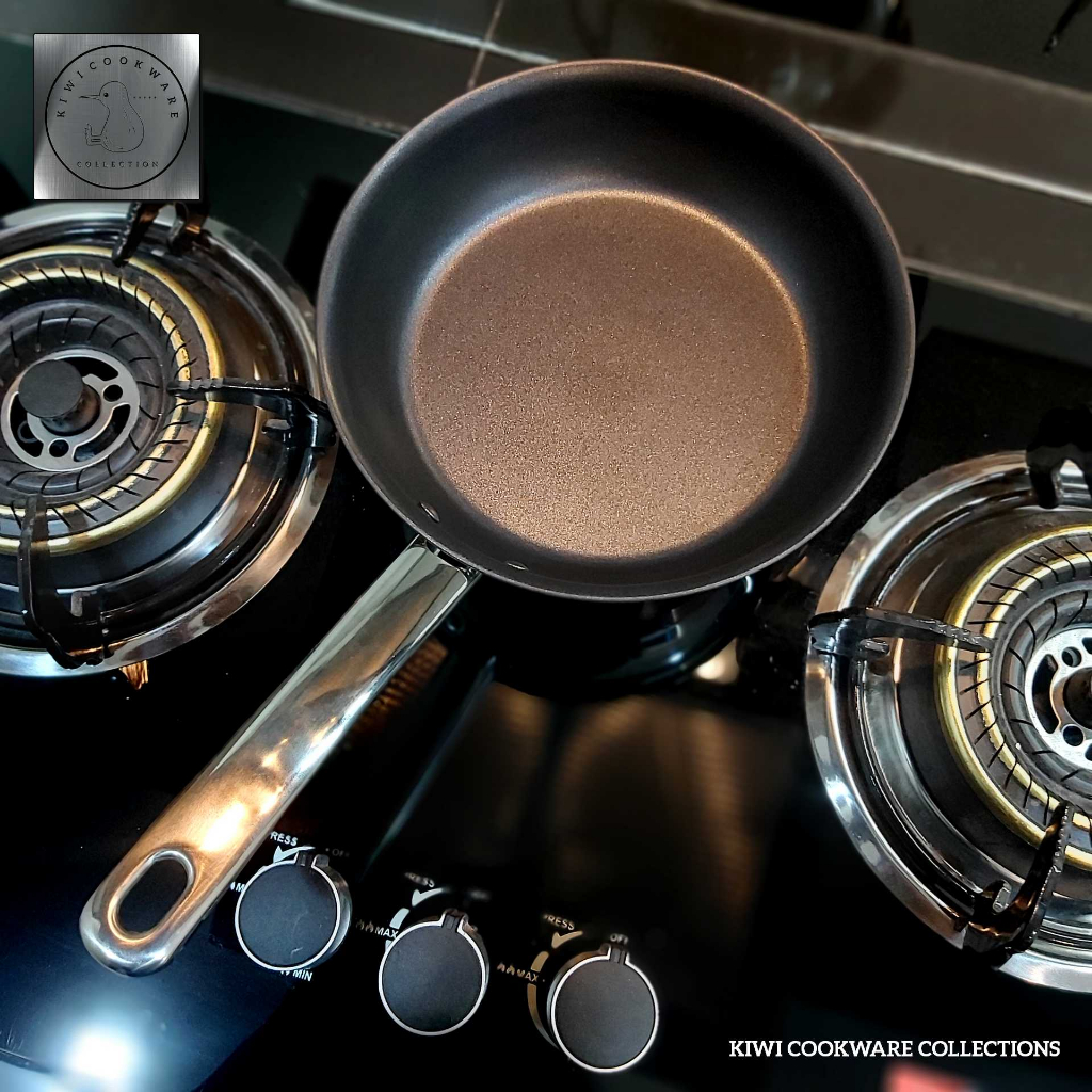 Fry Pan 20cm Penggorengan Wajan Teflon Stainless Steel Ex Brand Martha Stewart Premium Tebal LS1335M