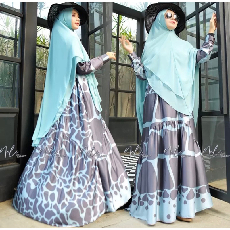 KHIMAR NAFISAH PREMIUM PED ANTEM-BY NELI COLLECTION