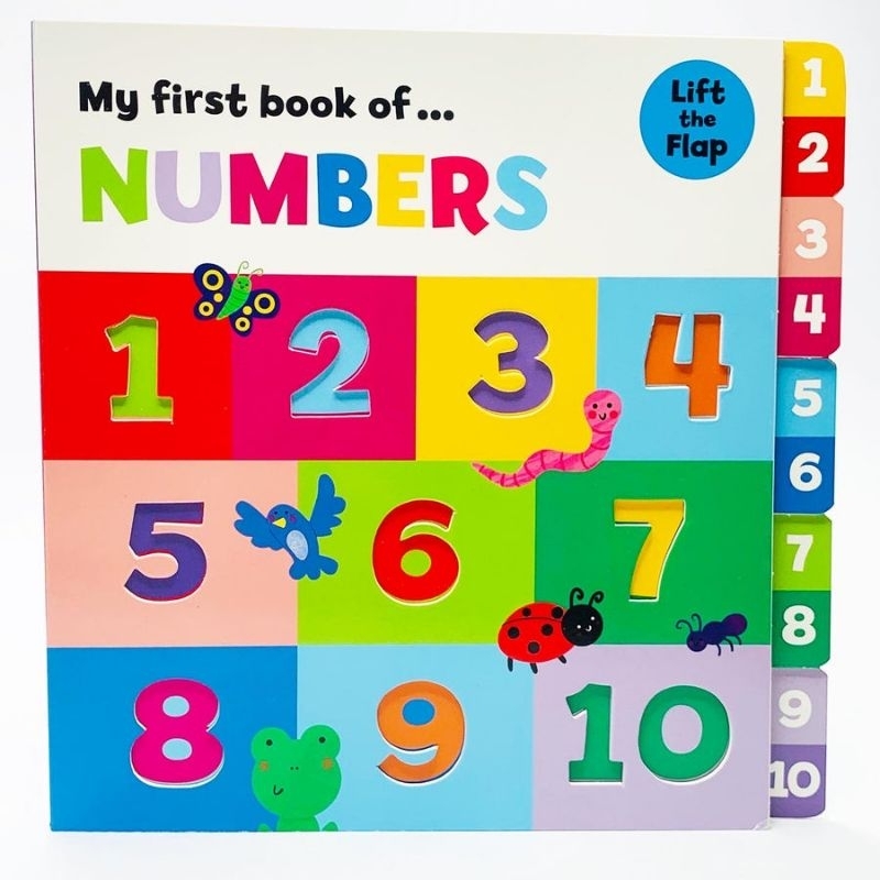 My First Book of Numbers Lift-the-Flap Tab Book (Boardbook) Chiltern