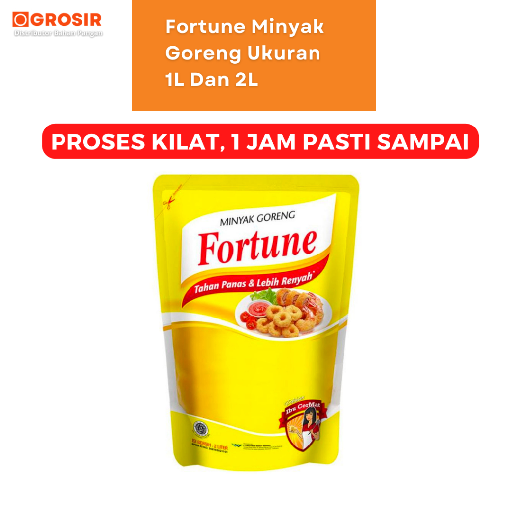 

Fortune Minyak Goreng Sawit Pouch 2 liter