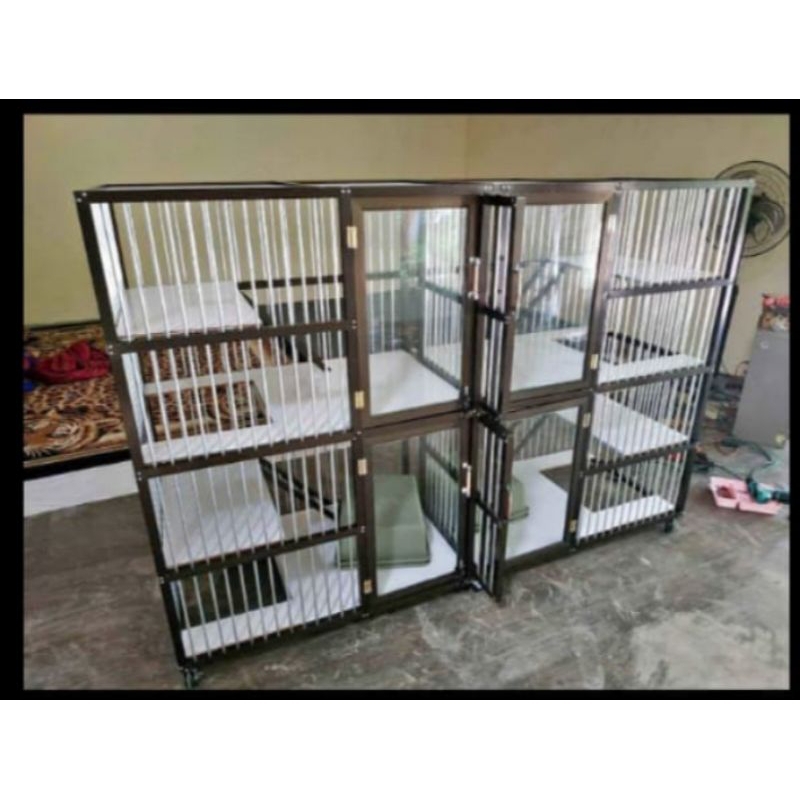 Kandang kucing aluminium murah
