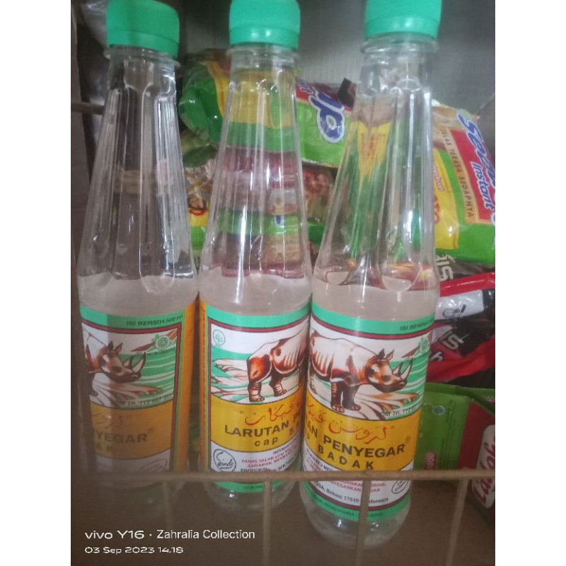 

Larutan penyegar cap badak botol 500ml
