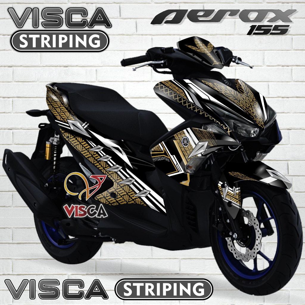 Decal Aerox 155 Old Full Body - Stiker Aerox 155 Old Keren - Striping Aerox 155 Old Variasi - Decal 
