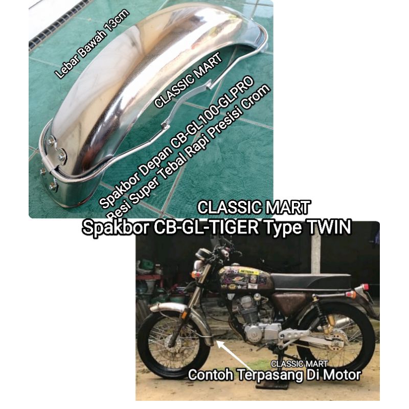 SPAKBOR SLEBOR DEPAN HONDA CB100-CB125-CB-GL100-GL PRO MAX-CB200 TWIN