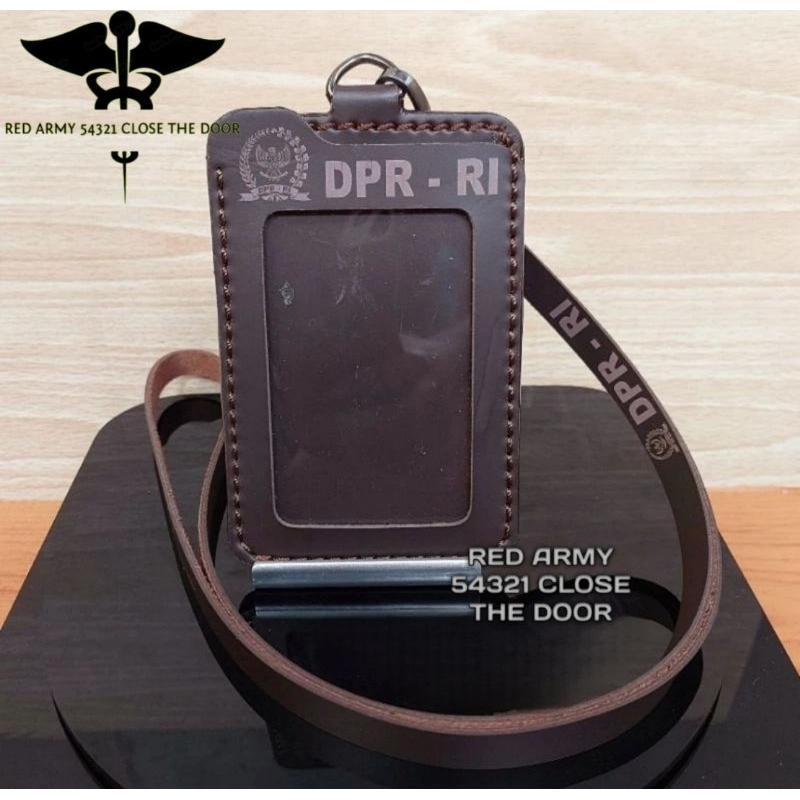 

ID Card Holder Tali Lanyard Name Tag Logo DPR RI