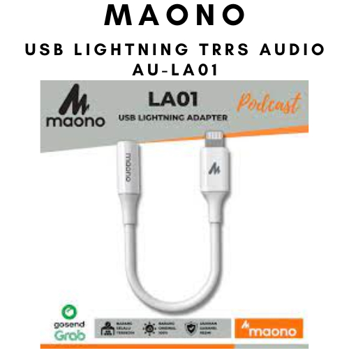 MAONO USB LIGHTNING TRRS AUDIO AU-LA01