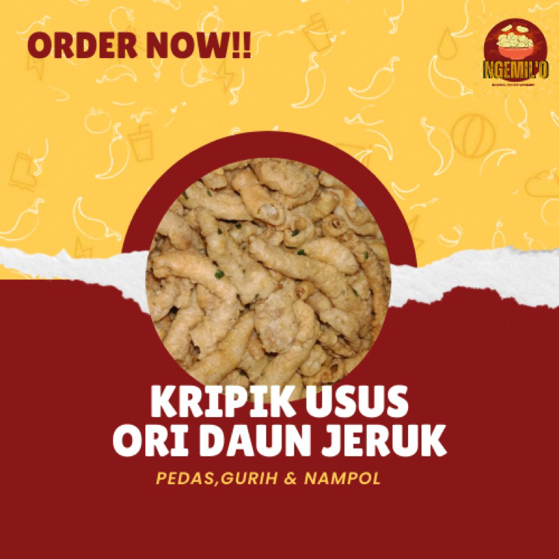 

KRIPIK USUS ORI DAUN JERUK