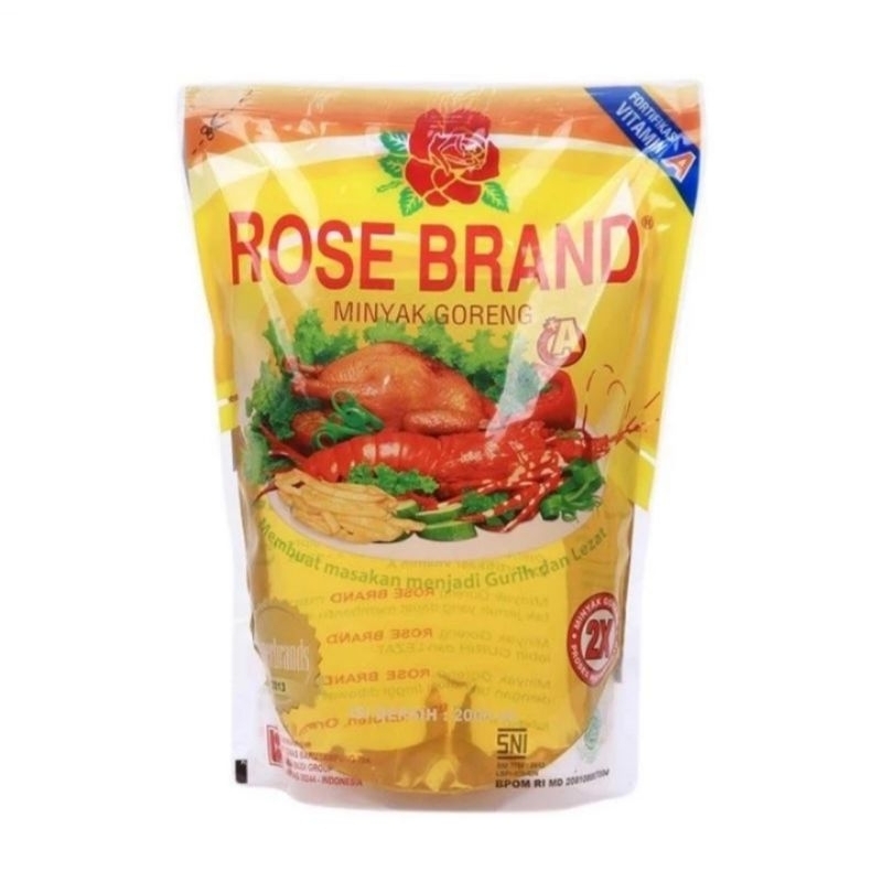 

minyak goreng Rose Brand kemasan 2 liter