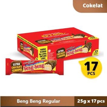 

Beng beng reguler cokelat dan caramel 25gr x 17pcs